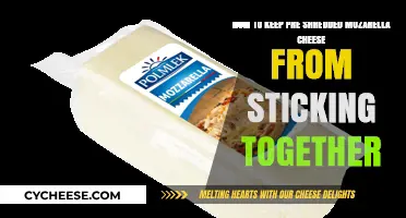 Prevent Clumping: Tips to Keep Pre-Shredded Mozzarella Cheese Fresh