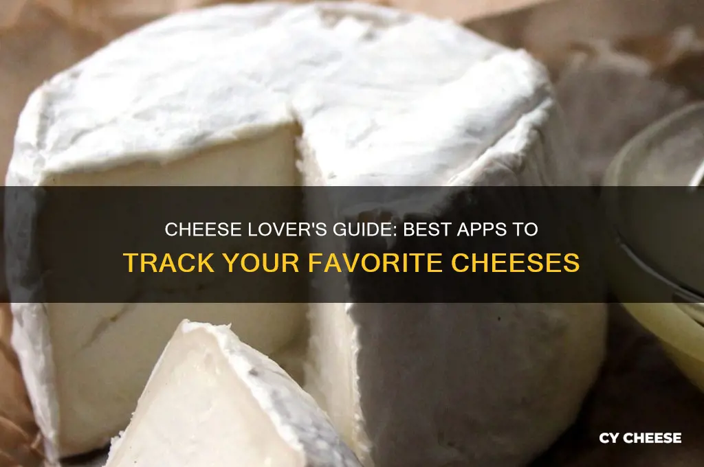 how to keep track of your favorite cheeses app