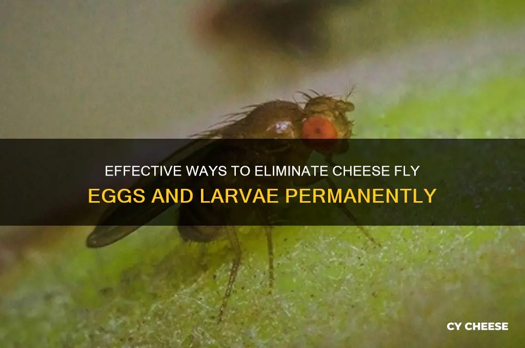 how to kill cheese fly eggs and larvae