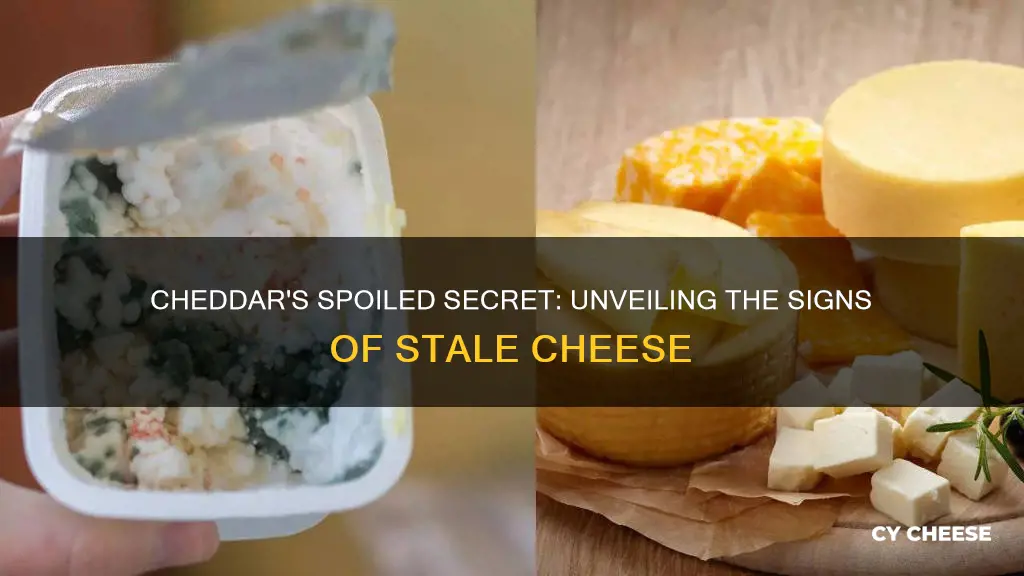 how to know if cheddar cheese has gone bad