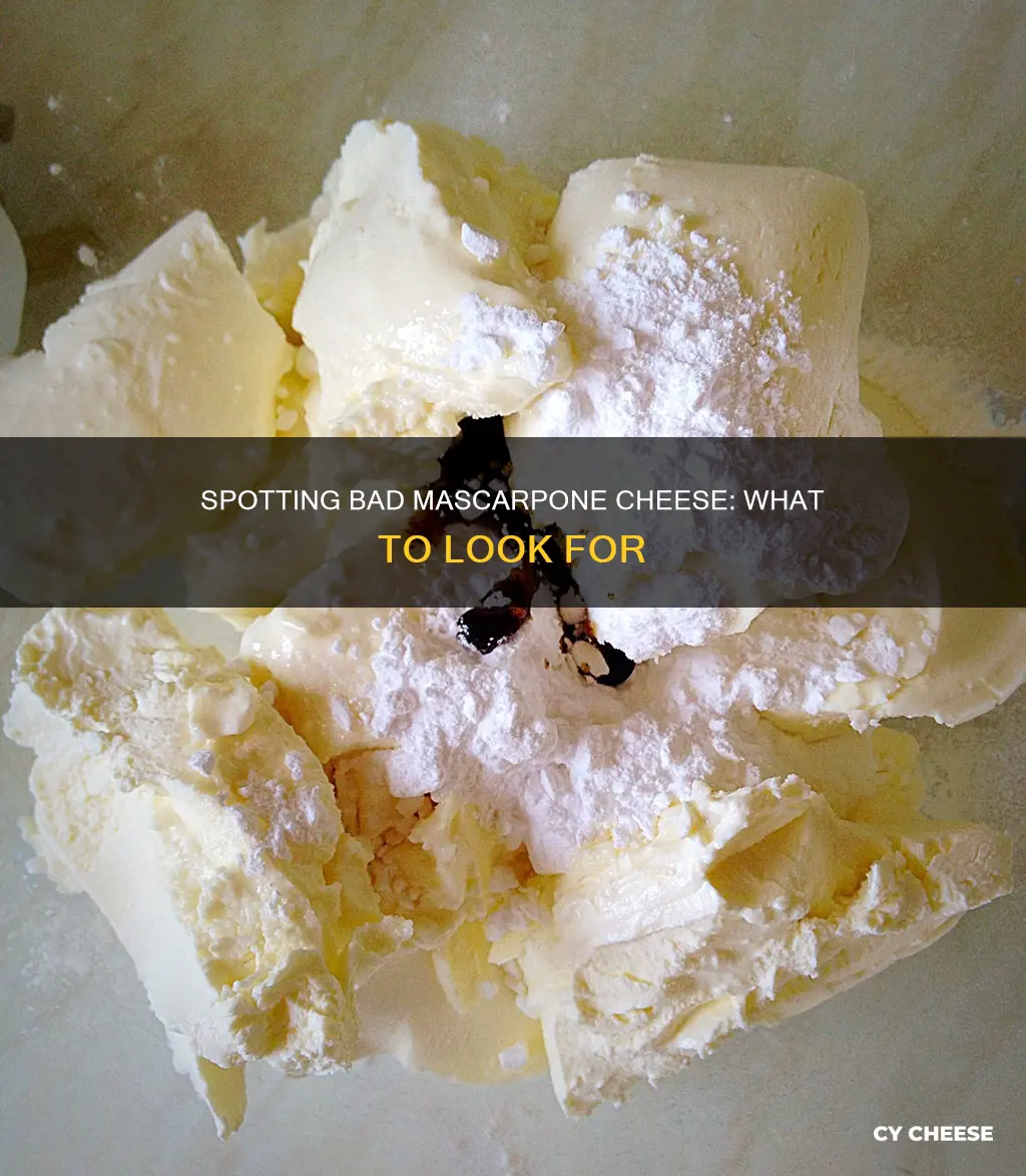 how to know when mascarpone cheese is bad