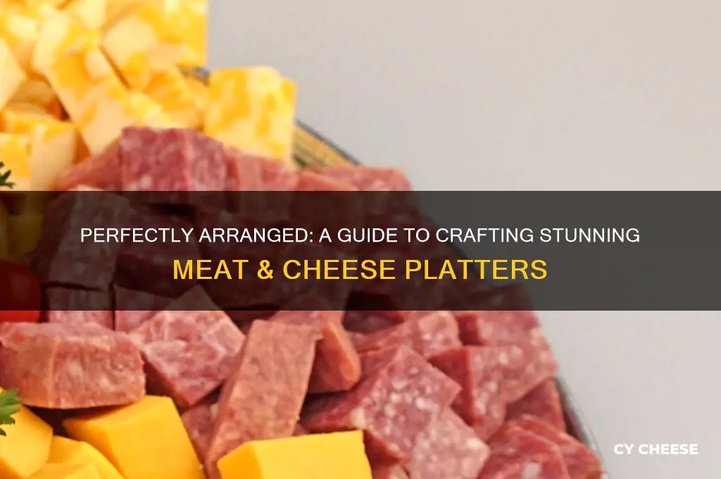 how to lay out a meat and cheese platter