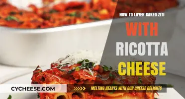 Perfectly Layered Baked Ziti with Creamy Ricotta Cheese Tips