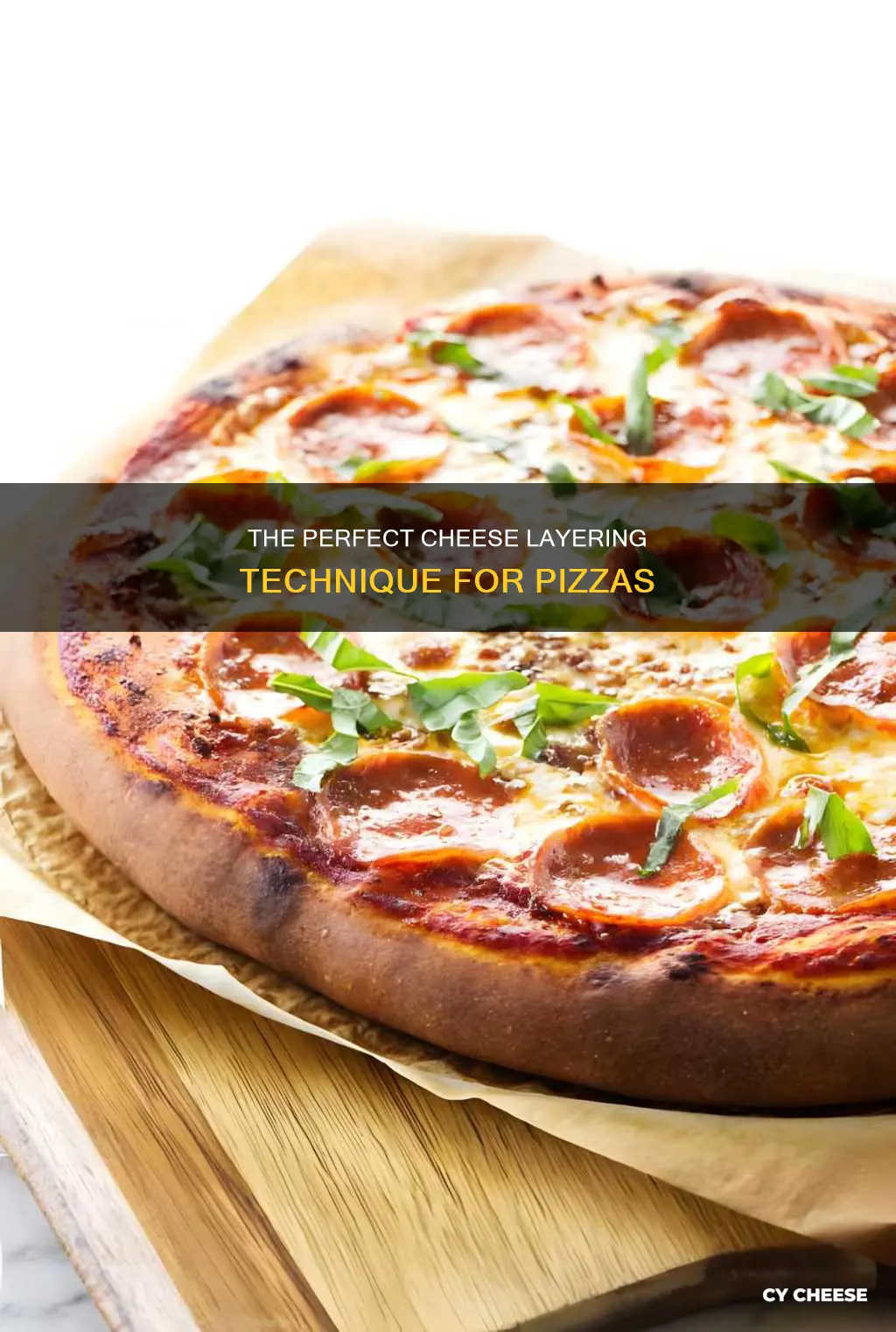 how to layer cheese on pizza