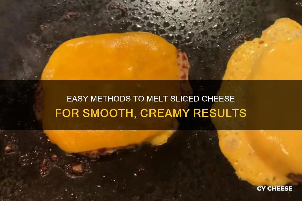how to liquefy sliced cheese