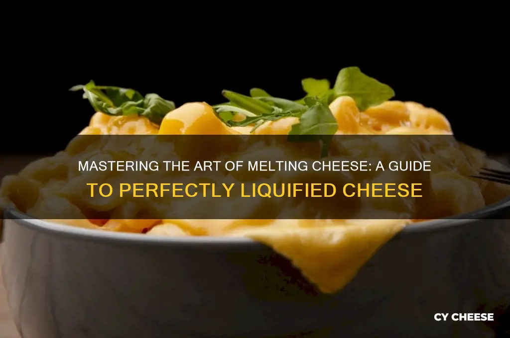 how to liquify cheese