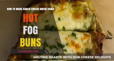 Hot Dog Buns Transformed: Garlic Cheese Bread