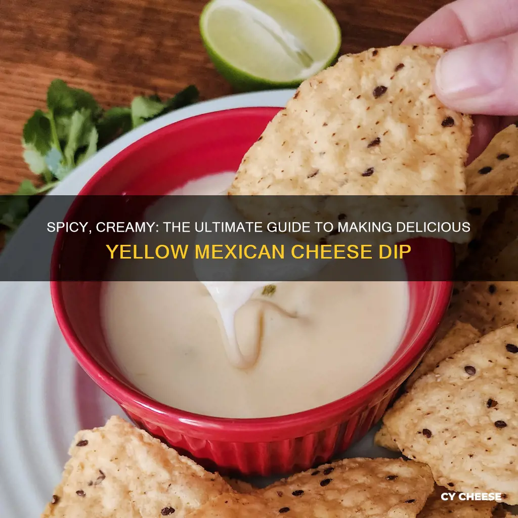 how to made yellow mexican cheese dip