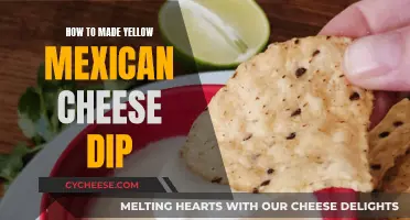 Authentic Mexican Cheese Dip: A Vibrant Yellow Treat