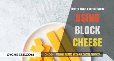 Creating a Creamy Cheese Sauce: Block Cheese Magic