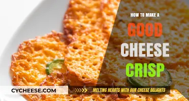 The Perfect Cheese Crisp: Golden, Bubbly, and Delicious