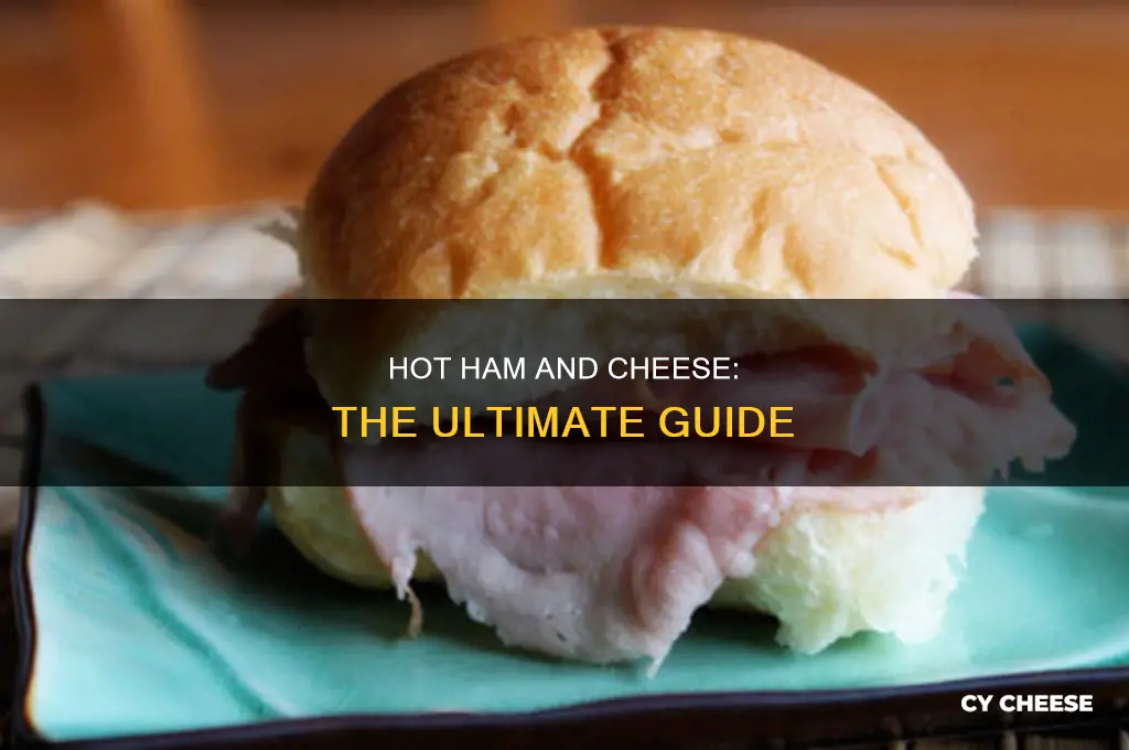 how to make a good hot ham and cheese sandwich