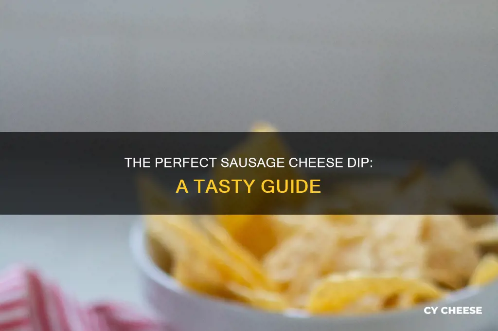how to make a good sausage cheese dip