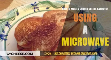 Quick Grilled Cheese: Microwave Method