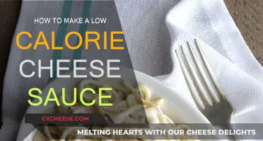 Cheese Sauce, Lightened: Low-Calorie Indulgence
