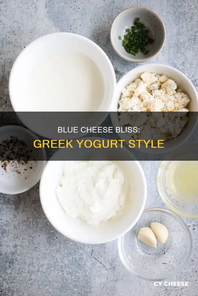 how to make blue cheese dressing using greek yogurt