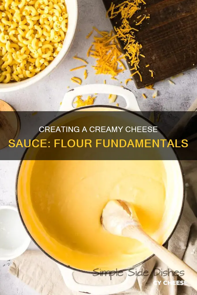 how to make cheese sauce using flour