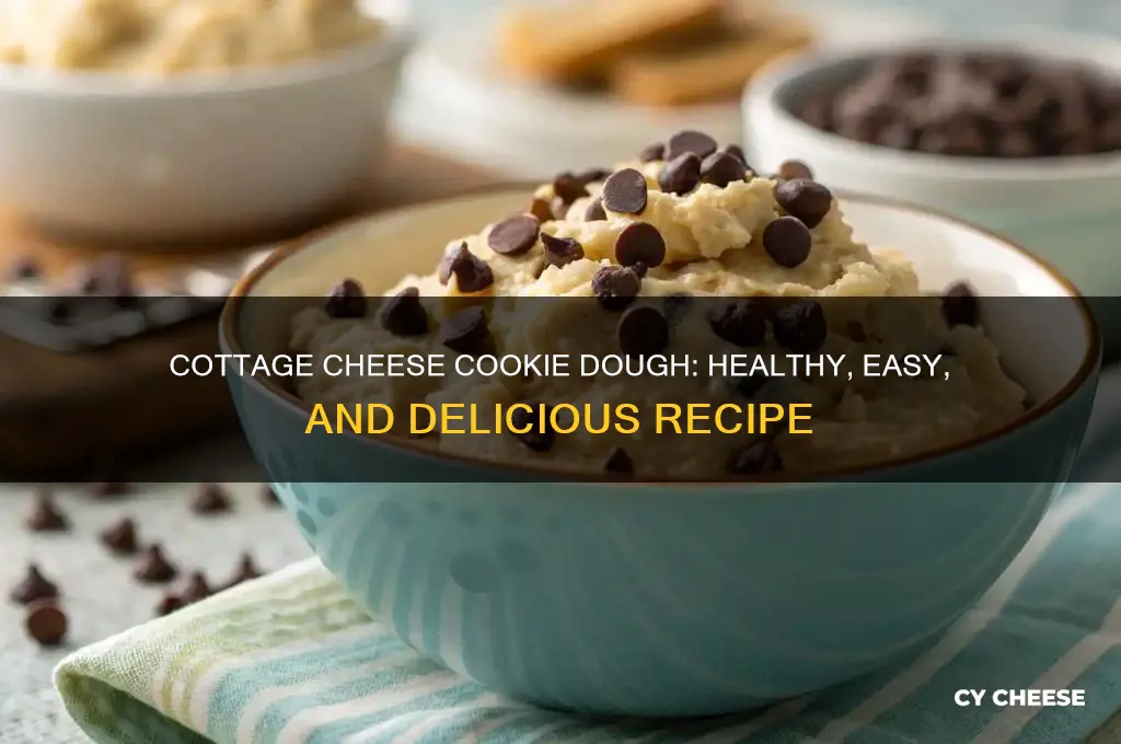 how to make cookie dough with cottage cheese