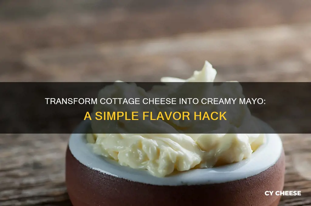how to make cottage cheese taste like mayo
