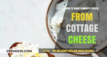 Transform Cottage Cheese into Creamy Farmer's Cheese: A Simple Guide
