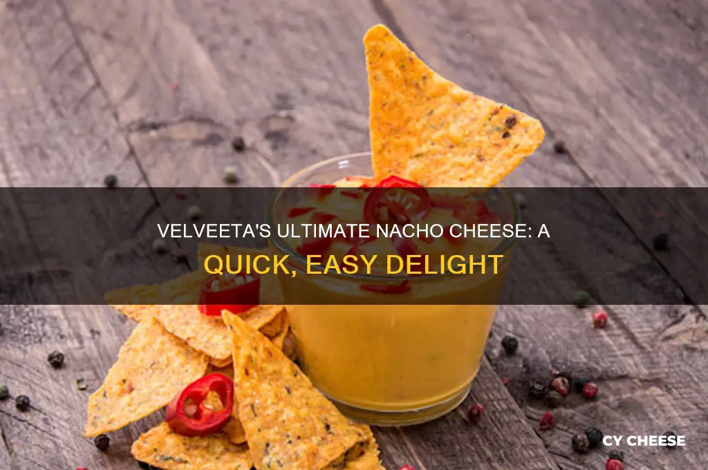 how to make good nacho cheese with velveeta