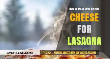 Crafting the Perfect Ricotta Cheese for Your Lasagna