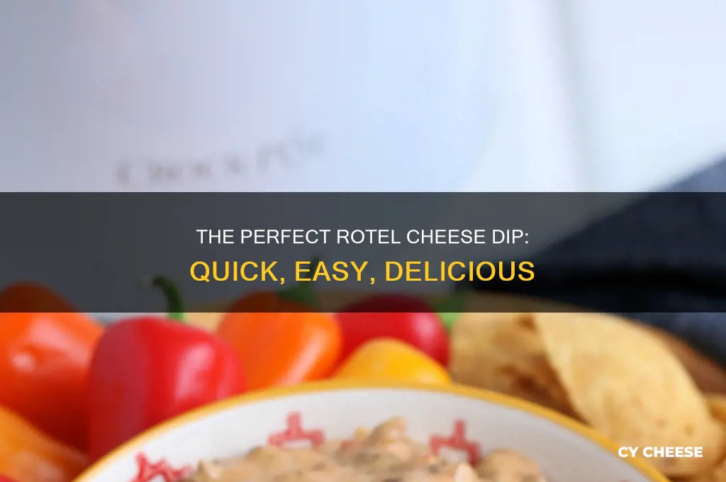 how to make good rotel cheese dip