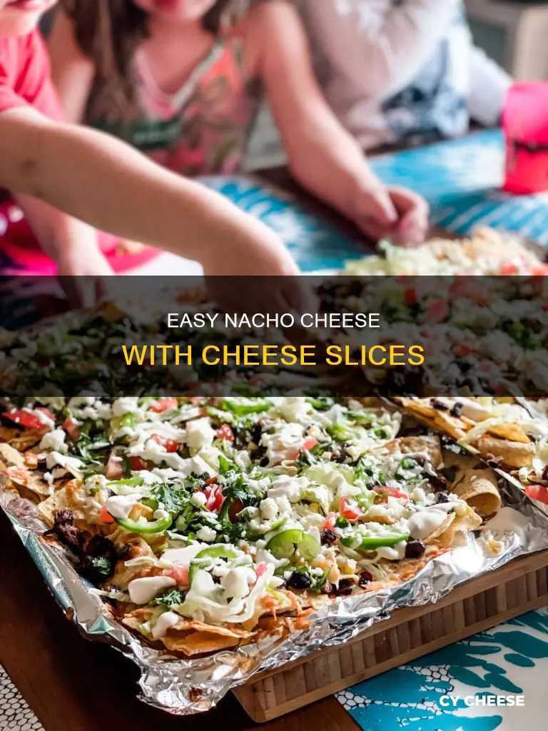 how to make nacho cheese using cheese slices