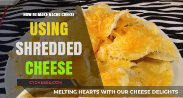 The Perfect Nacho Cheese with Shredded Cheese