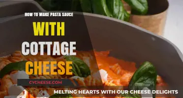 Creamy Cottage Cheese Pasta Sauce: A Simple, Healthy Recipe