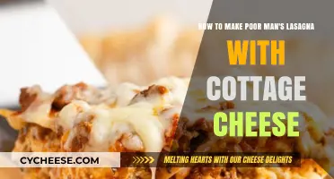 Budget-Friendly Cottage Cheese Lasagna: A Poor Man's Delicious Twist