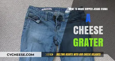 Create Ripped Jeans with a Cheese Grater: Quick and Easy!