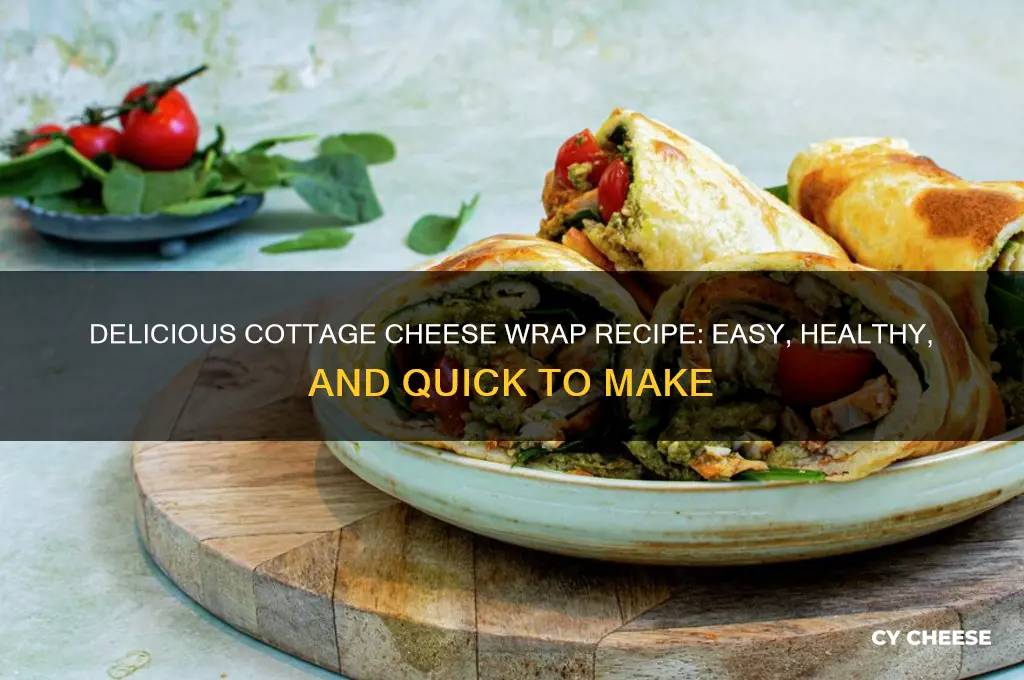 how to make the cottage cheese wrap