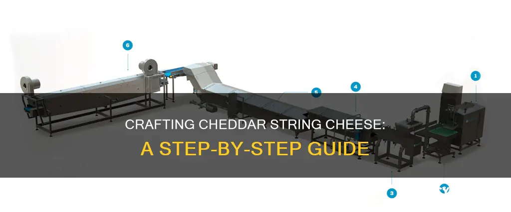 how to manufacture cheddar string cheese
