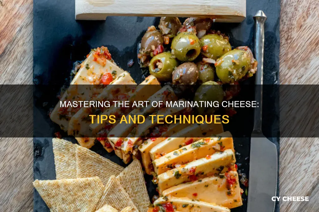 how to marinate cheese