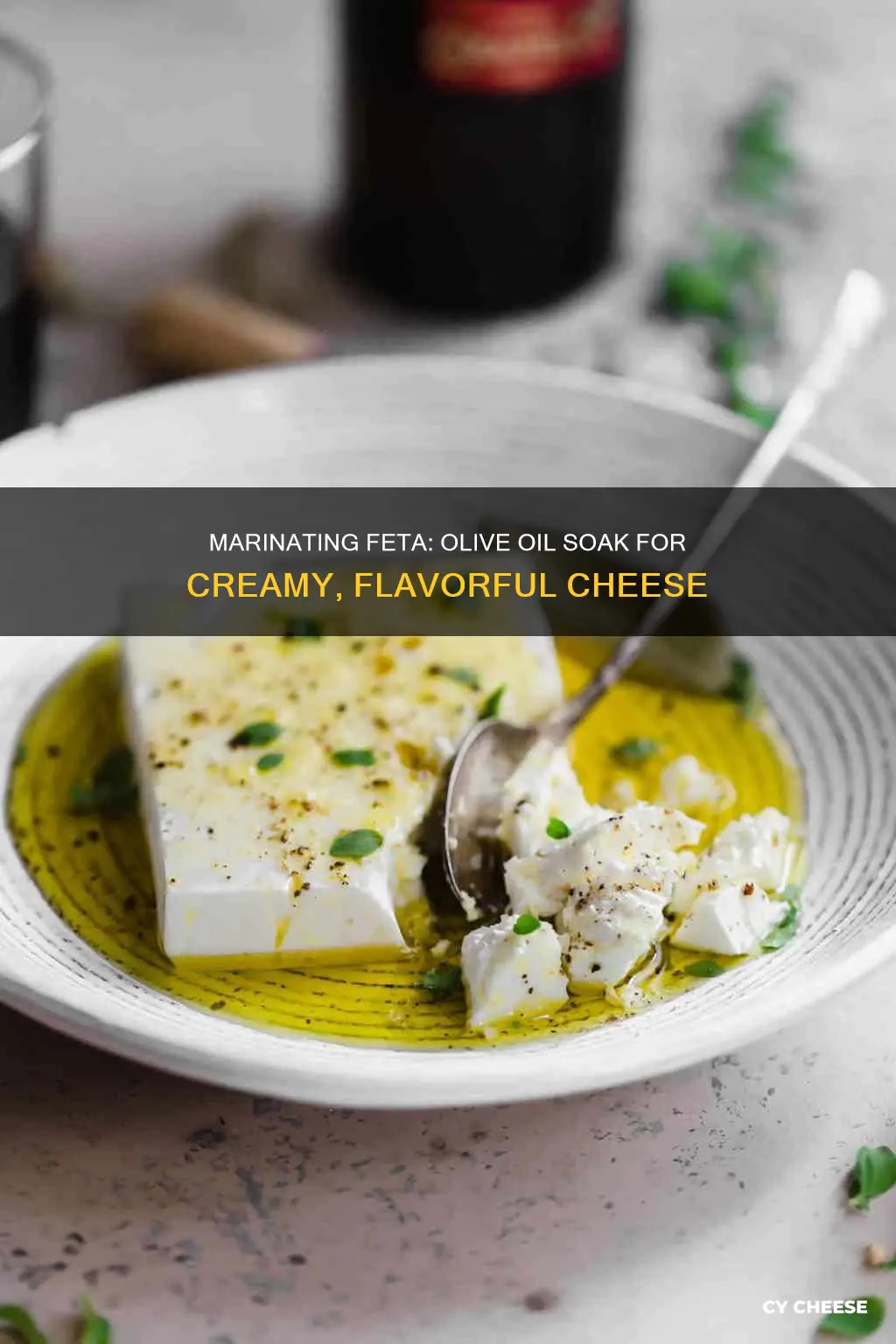 how to marinate feta cheese in olive oil