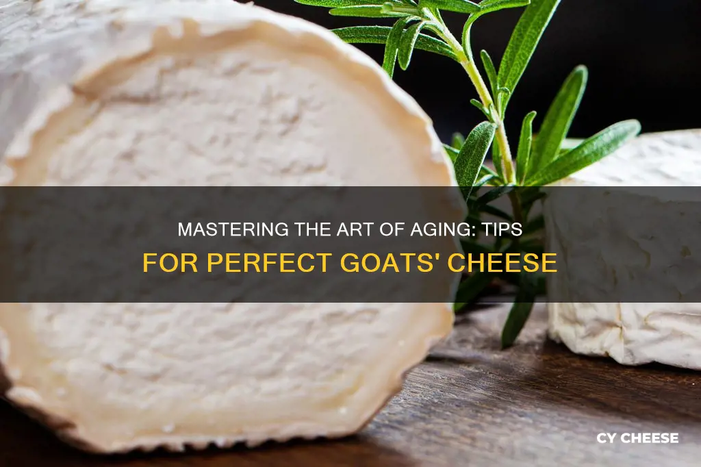 how to mature goats cheese