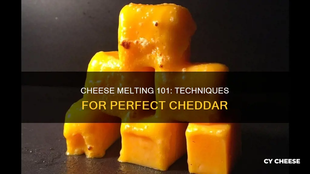 how to melt a block of sharp cheddar cheese