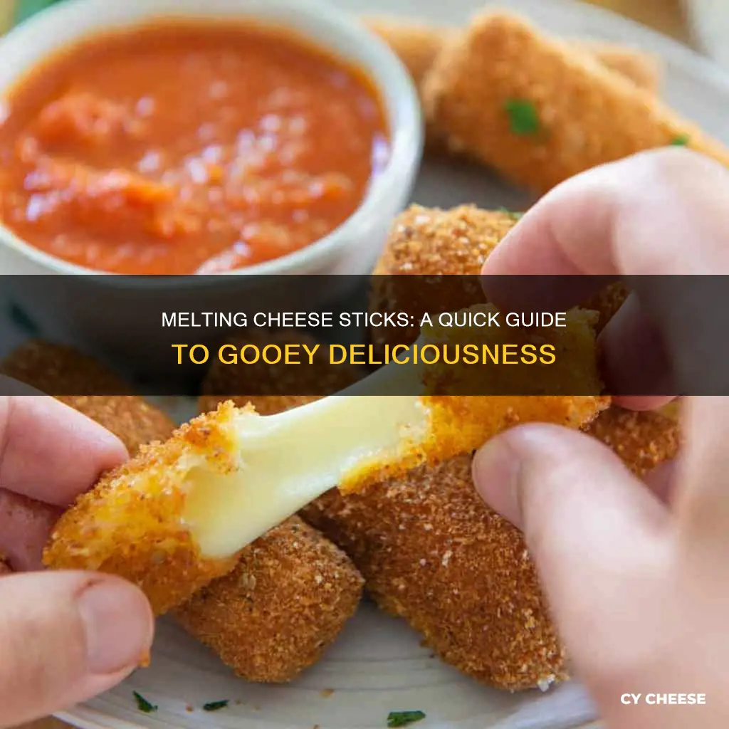 how to melt a cheese stick