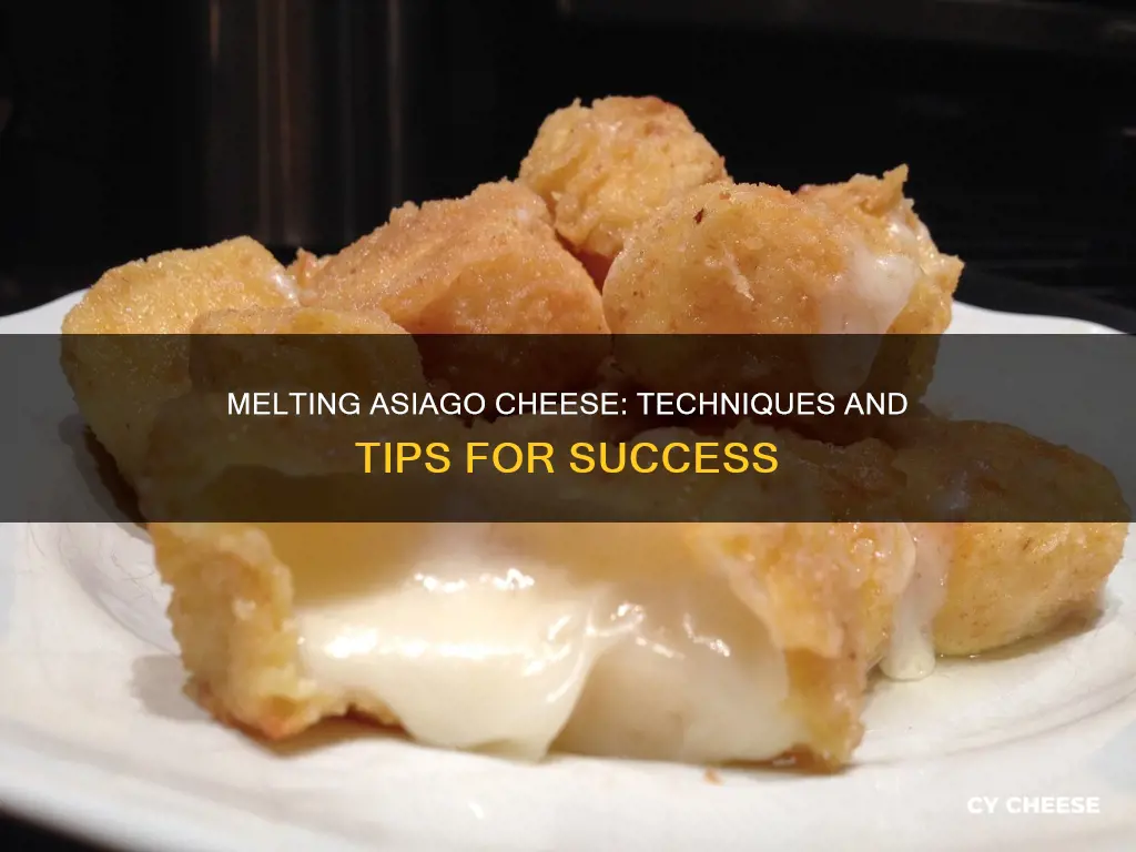 how to melt asiago cheese