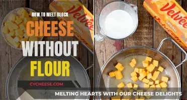 Melting Block Cheese: No Flour, No Problem!