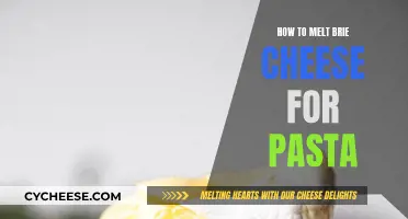 Melting Brie Cheese for Pasta: A Quick Guide