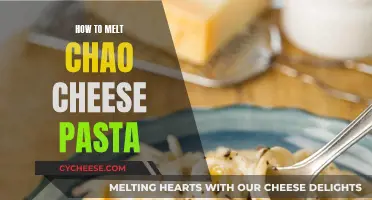 The Perfect Way to Melt Chao Cheese for Pasta