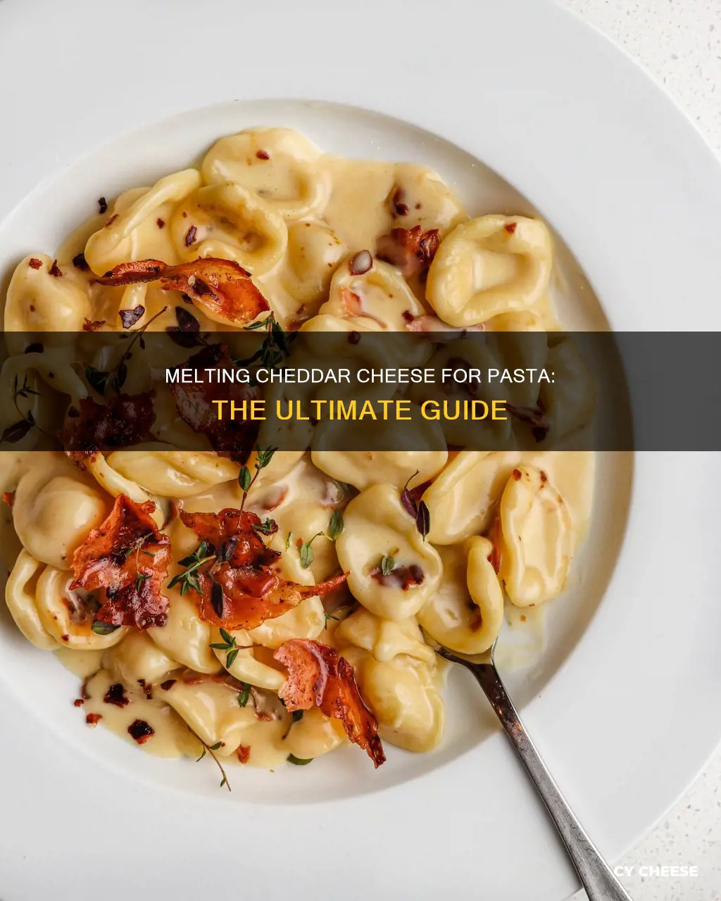 how to melt cheddar cheese for pasta