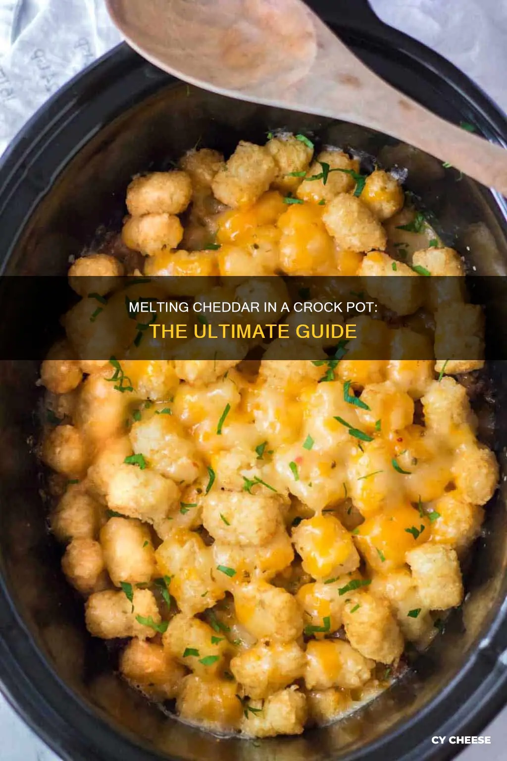 how to melt cheddar cheese in a crock pot