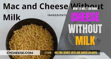 Cheese Melt Mastery: Techniques for Cheddar Without Milk