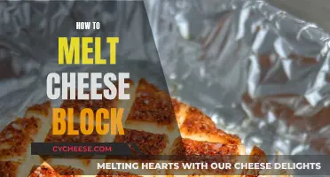 Melting Cheese Blocks: Tips for a Smooth, Creamy Finish