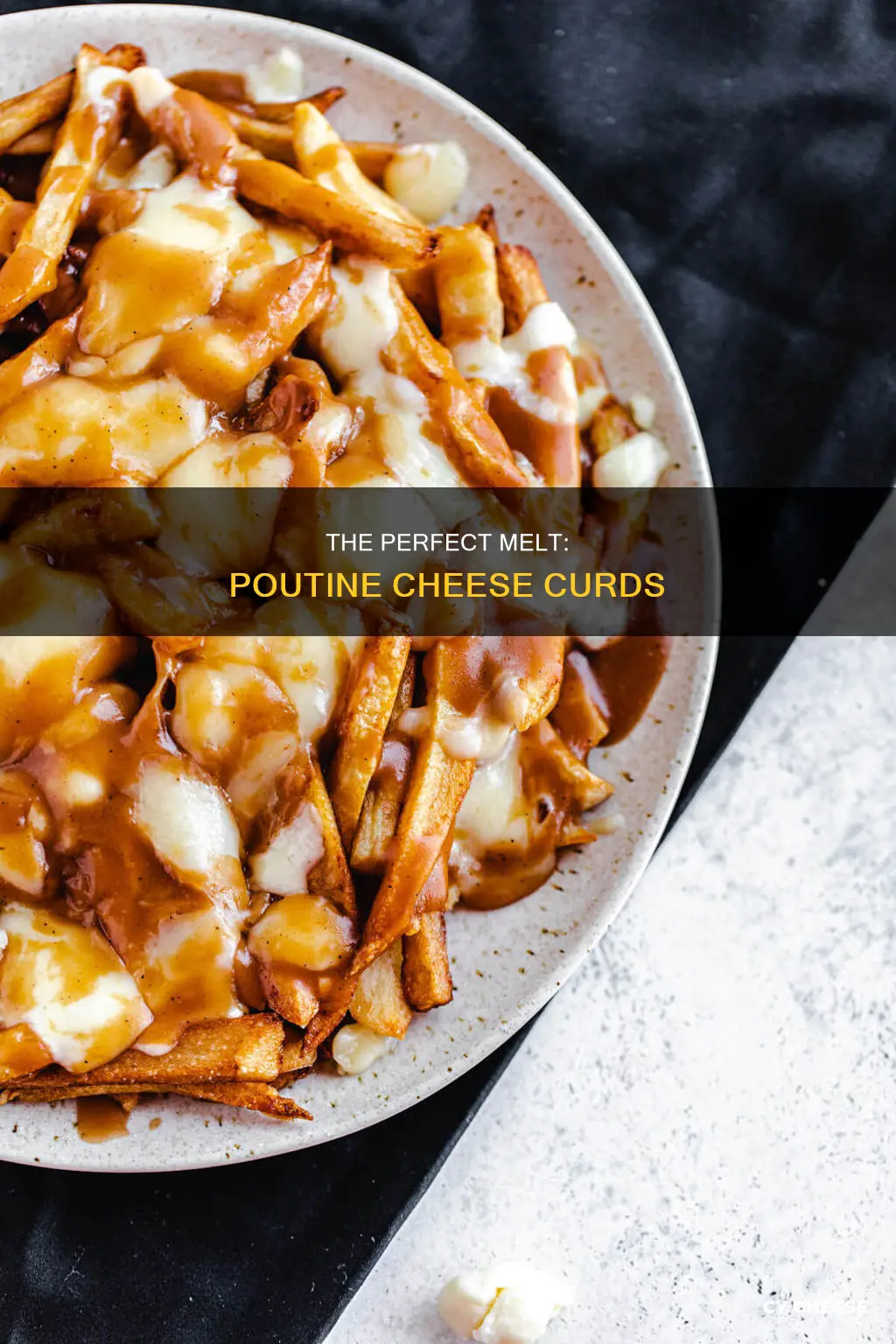 how to melt cheese curds for poutine