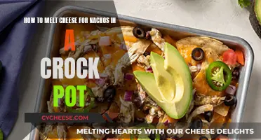 Melting Cheese for Nachos: Crock Pot Style