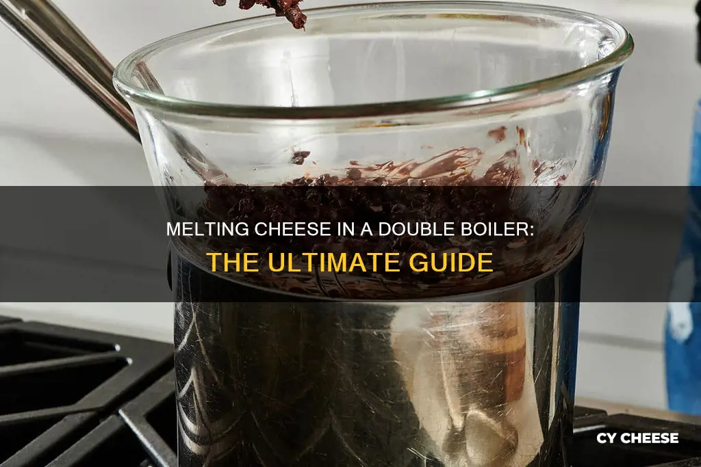 how to melt cheese in a double boiler